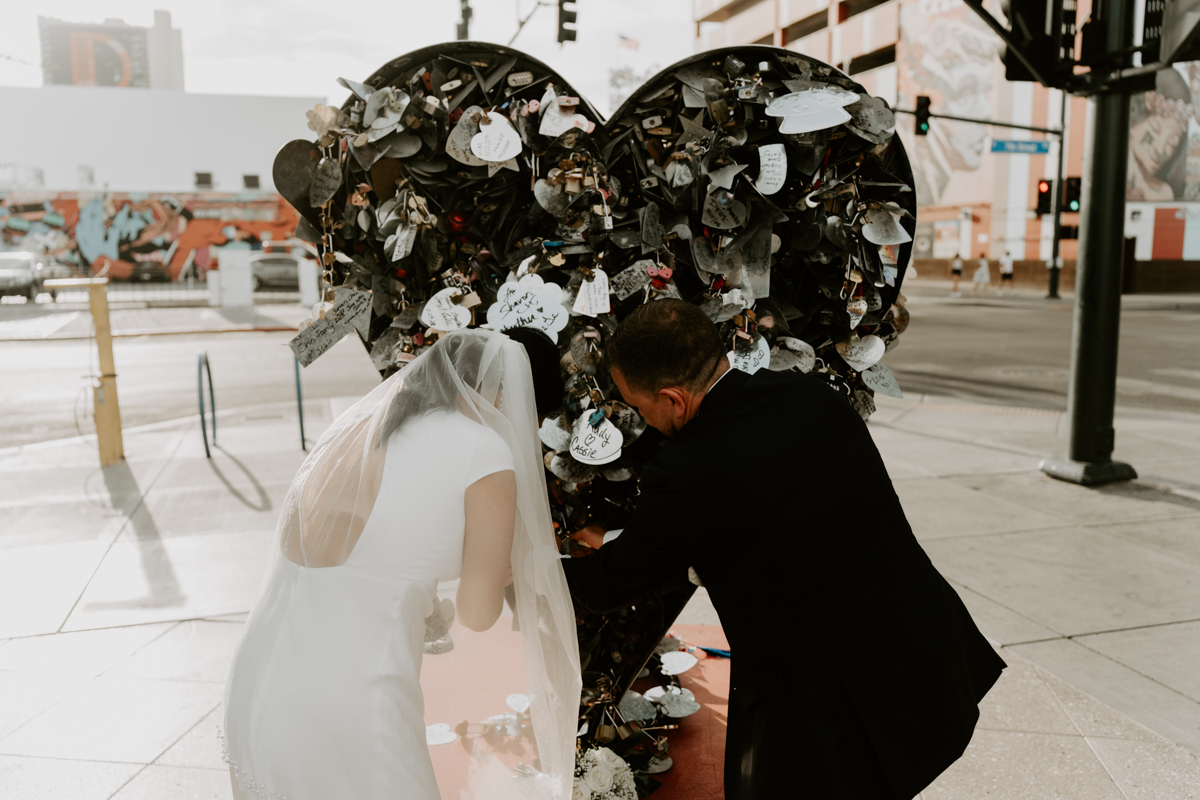 Rockabilly Themed Elopement Wedding in Downtown Las Vegas — Cruz